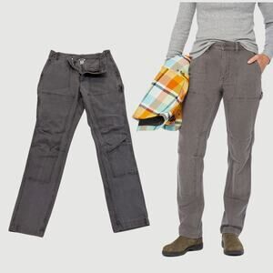 Duluth Trading 16L VintageFlex Fire Hose Pants | Hi-Rise Straight Washed Black